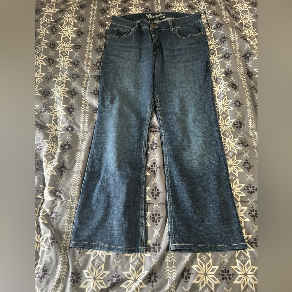 Wrangler Women's Dark Blue Boot Cut Jeans
